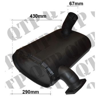 Exhaust Box Ford TS115 Non Turbo - Massey Ferguson Power Steering Arm Upper Non Splined - 42004