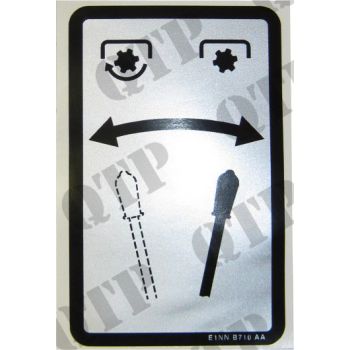 PTO Decal Ford 10 - 42097