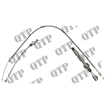 Foot Throttle Cable Ford TS115 - Overall Length 1300mm Late Type - 42133