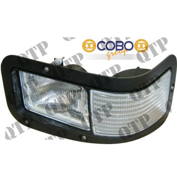 Head Lamp New Holland TM115 - TM190 // LH Dip - 12 Volt / 55 Watt (UK/Ire) - 42151