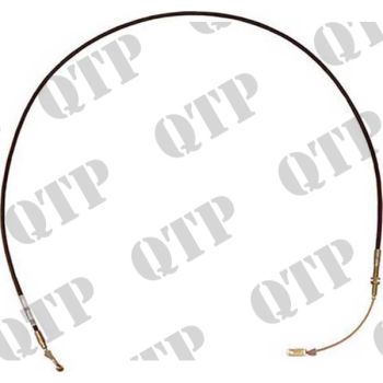 Massey Ferguson Throttle Cable 4260 4270 4360 4370 1560mm - Thread Diameter: 8mm, Overall Length: 1560mm, Outer Cable: 1365mm - 429980