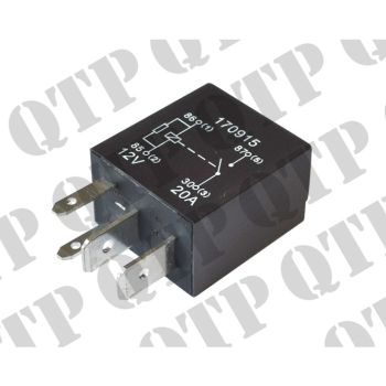 Relay 20Amp Ford TM120 Roof Lamp 4 Pin - PACK OF 2 - PRICE PER UNIT - 43088