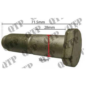 Wheel Bolt Ford TM T6. T6000 TSA 60 &#039;s Rear - PACK OF 2 - PRICE PER UNIT - 43109