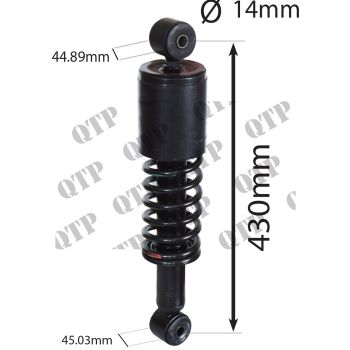 Shock Absorber Cab Suspension Ford T6010 - 43201
