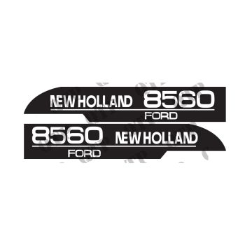Decal Kit Bonnet Ford 8560 LH + RH - 43334