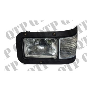 Head Lamp New Holland TM115 - TM190 RH - RH Dip - 12 Volt - 60/55 Watt - European Driving - 43763