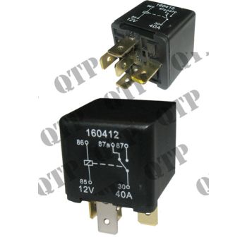 Relay 12v Changeover 40A - 5 Pin - PACK OF 2 - PRICE PER UNIT - 4682