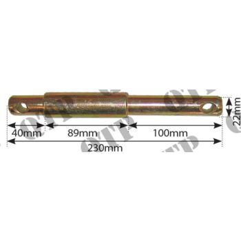 Link Pin 230mm Lower CAT 1/2 - Length: 230mm Lower - 51115