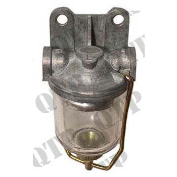 Fuel Strainer (Input/Output 1/2" - 20 UNF) - Input / Output 1/2" - 20 UNF, L - Right to Left Flow - 51489