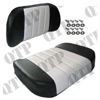 Seat Cushion & Back Rest Kit (Intl) // Black & White // - 51534