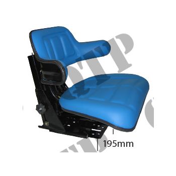 Seat Blue c/w Height Adjustment 4mm Base - 51606