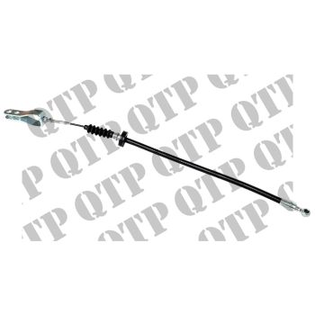 Clutch Cable Landini Ghibli All Models - Size: 370mm Sleeve - 600mm Overall - 51996