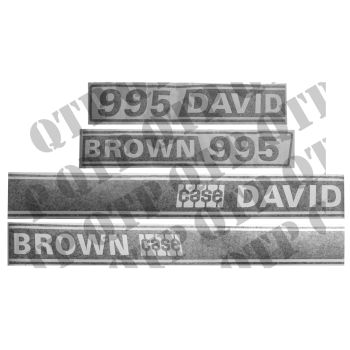 Decal Kit David Brown 995 - 52254