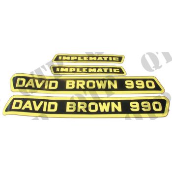 Decal Kit David Brown 990 (Yellow) - 52618