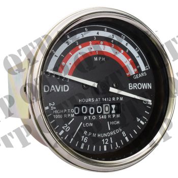 Rev Counter Clock David Brown MPH - 52632