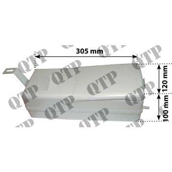 Tool Box Fordson 9N - Size: 305mm x 100mm x 120mm - 52726