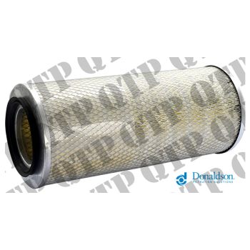 Air Filter Massey 44  Series Valtra Valmet Ou - Size: 385mm x 165mm - Inner Diameter: 87mm - 52745