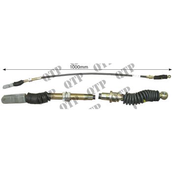 Cable Handbrake Case CX McCormick CX - Size: 39" - 1000mm - 53186