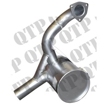 Exhaust Box JCB 3CX Up To Serial Number - Up To Serial Number 414785 - 53872