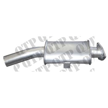 Exhaust Box JCB 3CX 4CX Turbo Up To Serial - Turbo Up To Serial Number 414694 - 53874