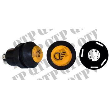 Switch Deutz Agroprima Agroxtra DX3 DX4 DX6 - Light Switch - 54014