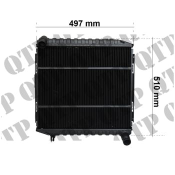 Radiator Deutz Agrotron Agrotron 4 Agrotron 6 - 54236