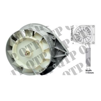 Cab Blower Deutz 06 07 Agrolux Engine Cooling - 54367