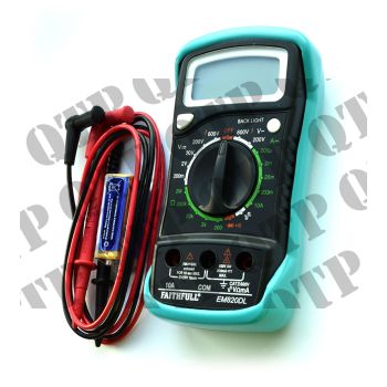 Multi Meter LCD Display DC/AC Voltage CA2 - 54780