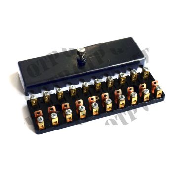 Fuse Box 10 Pole With Black Cover - 54888