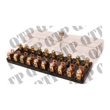 Fuse Box 10 Pole Tranparent Cover - 10 Pole Tranparent Cover - 54962