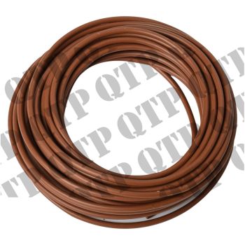 Core Cable 1 x 2.5mm Brown 10mtr Roll - Size : 1 x 2.5mm Brown 10mtr Roll - 55444