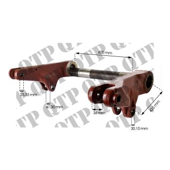 Lift Arm Rock Shaft Kit John Deere 6010 6020 - 12 Spline - 58039