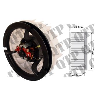 Cab Blower John Deere 40 50 Series White LH - 58371