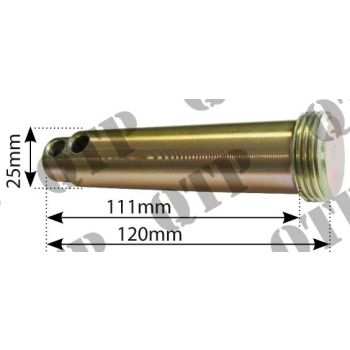 Pin John Deere Top Arm 25mm - PACK OF 2 - PRICE PER UNIT - 59281