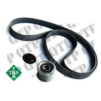 Fan Belt & Pulley Kit John Deere 6820 Air Con - 59375K