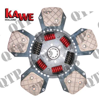 Clutch Disc John Deere 30 40 50 5 Paddle - Size: 330mm, Main, 10 Spline, 5 Paddle - 59665