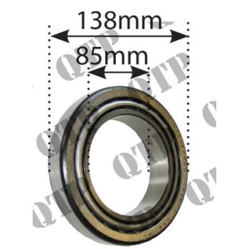 Bearing John Deere 6810 6910 Rear Axle Outer - 59972