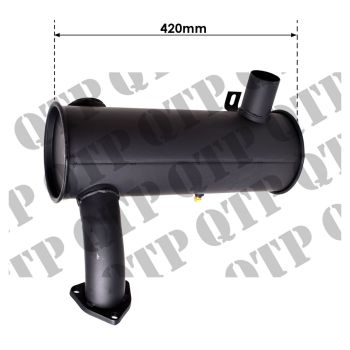 Massey Ferguson Exhaust Box 365 375 390 - 6016