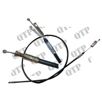 Massey Ferguson Hand Throttle Cable 390 390T 399 1350mm Long - Length 1350mm - 6032