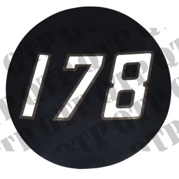 Massey Ferguson Decal 178 - PACK OF 2 - PRICE PER UNIT - 61114