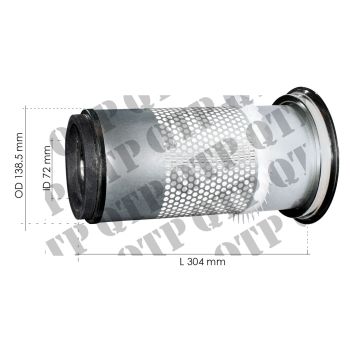 Massey Ferguson Air Filter 350-362 Outer - 61205