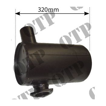Massey Ferguson Exhaust Box 3050 3060 6120 Round - 61251