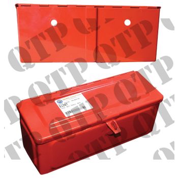 Massey Ferguson Tool Box Small Red - Size: 280mm x 115mm x 100mm - 61287