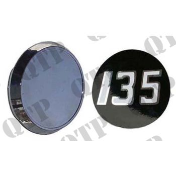 Massey Ferguson Badge 135 Original c/o Sticker - PACK OF 2 - PRICE PER UNIT - 61469