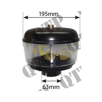 Massey Ferguson Pre Cleaner 240 290 - 63mm pipe - 6158