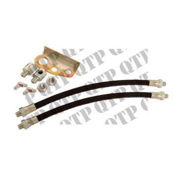 Massey Ferguson Front Axle Oil Hose Kit 240 255 - 2 pce - 61703