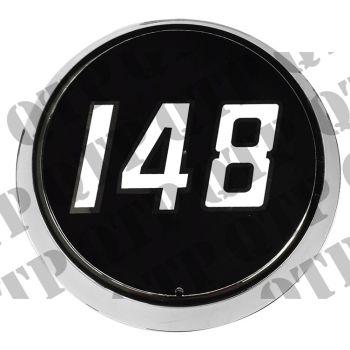 Massey Ferguson Decal 148 Silver Backing - 61778