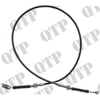 Massey Ferguson Throttle Cable 690 698 698T - Thread Diameter: 7mm, Overall Length: 1110mm, Outer Cable: 940mm - 6178