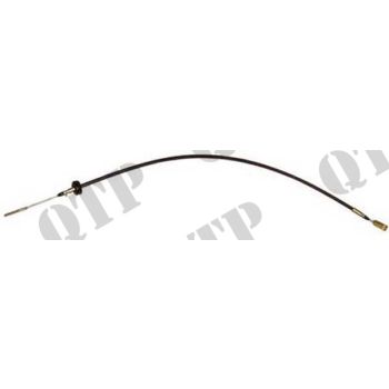 Massey Ferguson Hand Throttle Cable 6100 6200 8100 8200 From - Thread Diameter: 5mm, Overall Length: 845mm, Outer Cable: 710mm - 61944