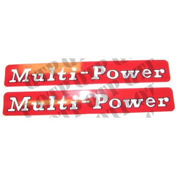 Massey Ferguson Decal 135 148 Multi Power - 2 Per Pack RED - 62158